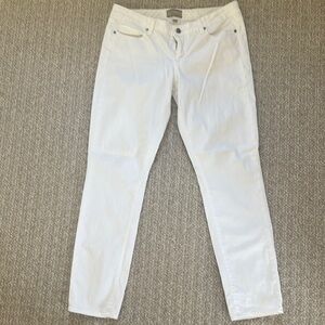 White denim Paige jeans.  Like new